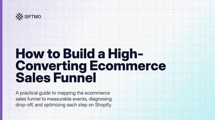 Editorial cover for a guide to building a high-converting ecommerce sales funnel.