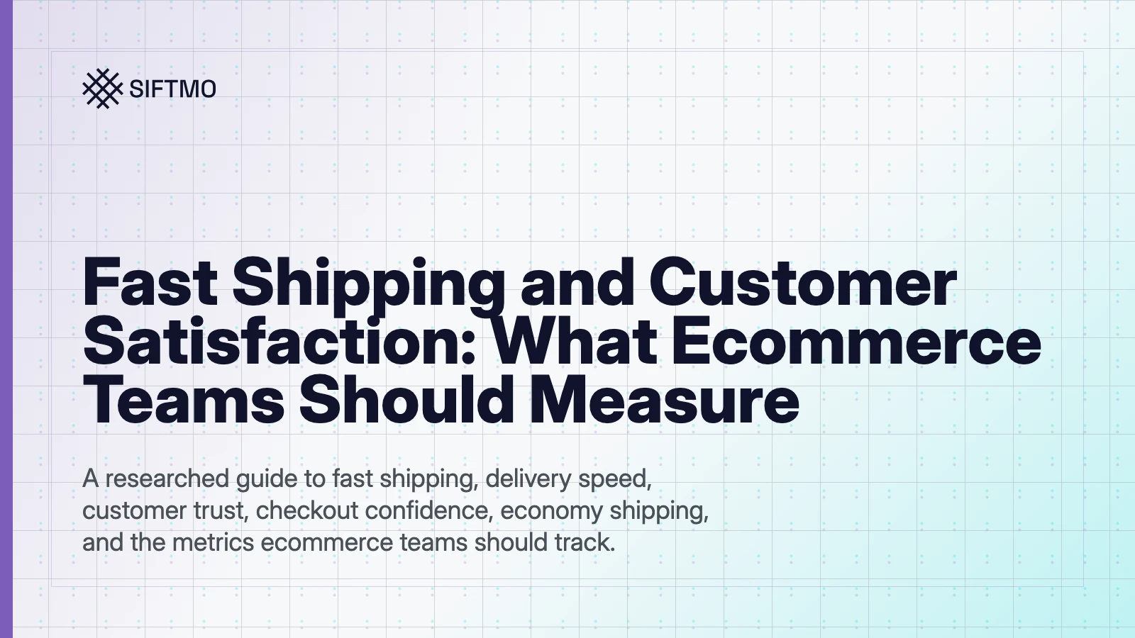 Editorial cover for a guide to fast shipping and customer satisfaction.